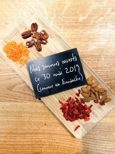Nous sommes ouverts ce jeudi 30 mai